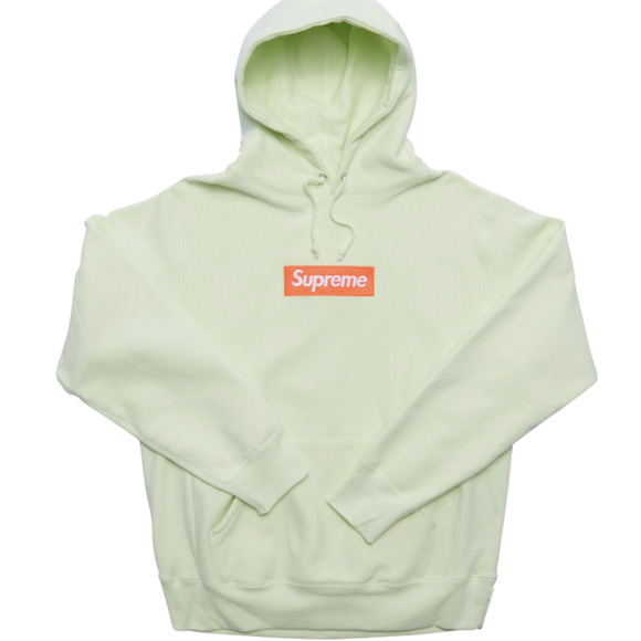 Supreme Other - Supreme Box Logo Hoody Sweatshirt Pale Lime M NWT